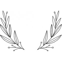 Stickdatei - Kranz 4 Doodle